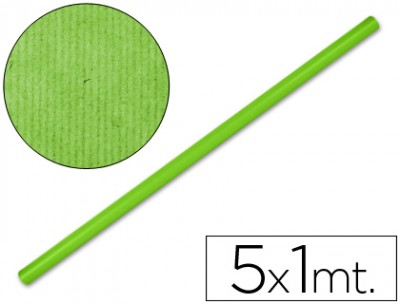 PAPEL KRAFT 1x5mt VERDE