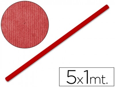 PAPEL KRAFT 1x5mt VERMELHO