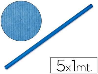 PAPEL KRAFT 1x5mt AZUL