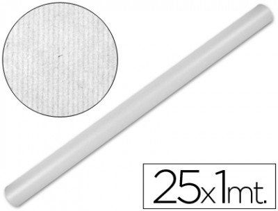 PAPEL KRAFT 1x25mt BRANCO