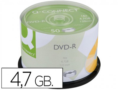 DVD-R Q-CONNECT KF15419 (50) 4,7GB 120MIN.16x