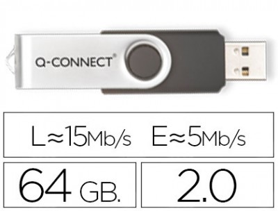 PEN DRIVE Q-CONNECT USB 64GB KF41514