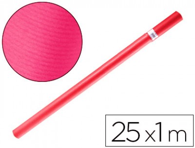PAPEL KRAFT LIDERPAPEL FUCSIA ROLO 25X1 MT