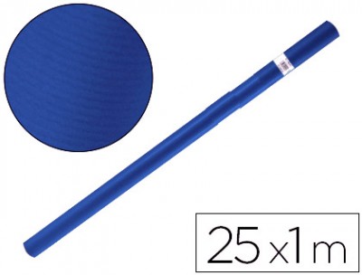 PAPEL KRAFT LIDERPAPEL AZUL TURQUESA ROLO 25m
