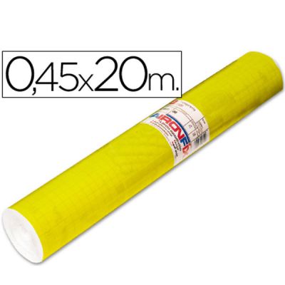 PAPEL AIRONFIX. 45cm 20M AMARELO BRILHO